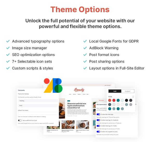 Ultimative Theme-Optionen
