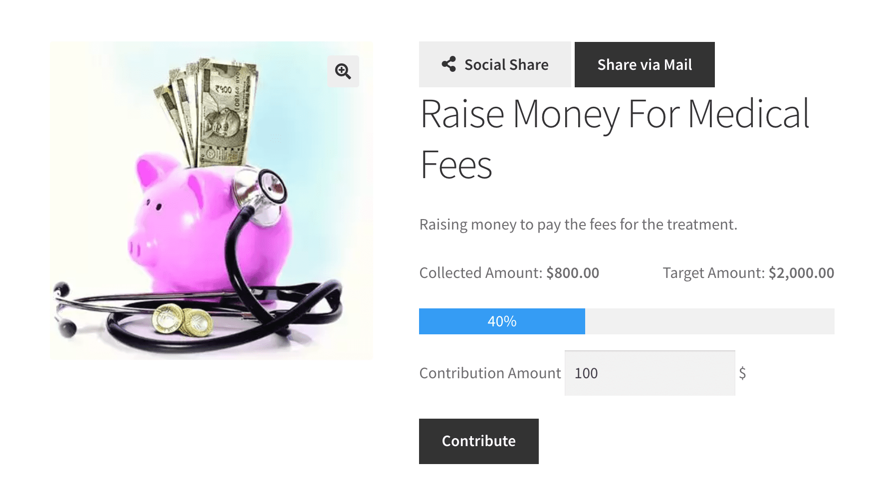 Dynamischer Beitragstyp für WooCommerce Crowdfunding
