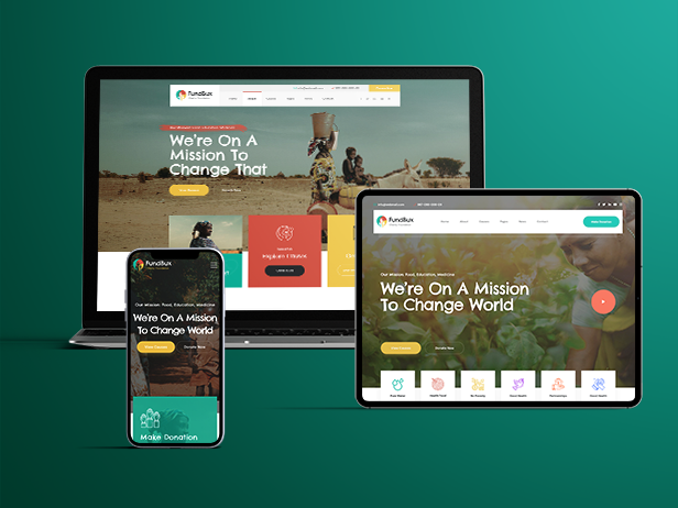 Fundbux – WordPress-Theme für Wohltätigkeit und Spendensammlung – 7