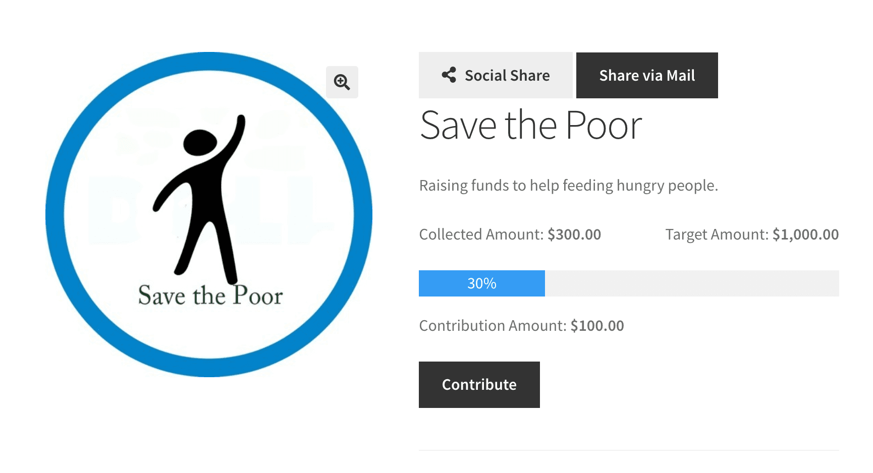 Fester Beitragstyp für WooCommerce Crowdfunding