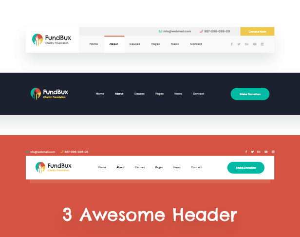 Fundbux – WordPress-Theme für Wohltätigkeit und Spendensammlung – 14