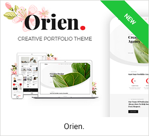 Orien – Kreatives Portfolio-WordPress-Theme