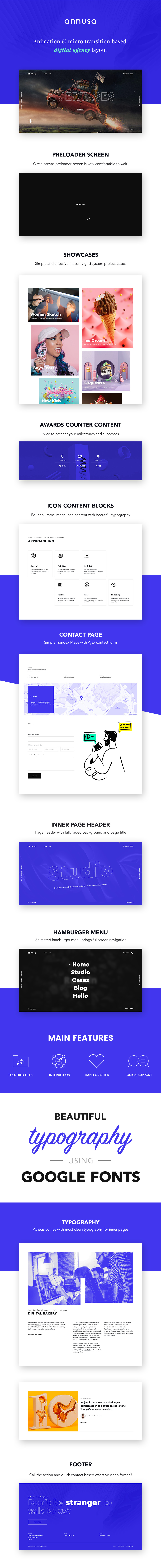 Annusa |  Modernes digitales Bäckerei-WordPress-Theme – 1