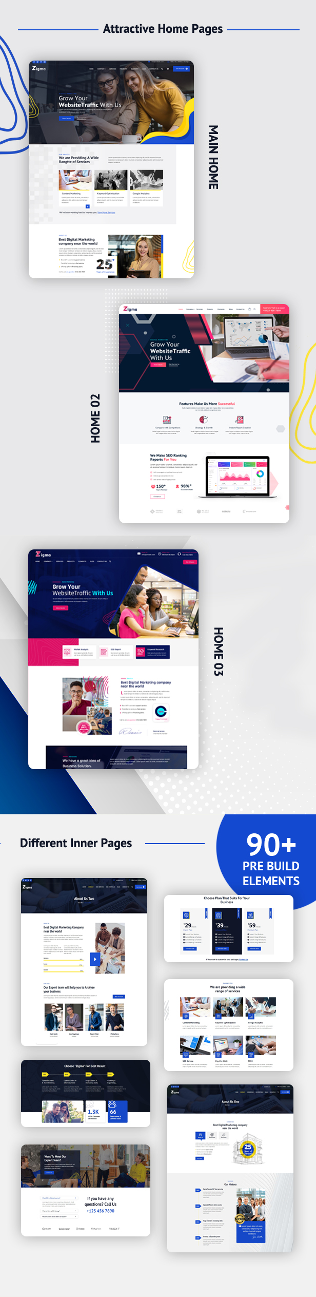 Zigma – WordPress-Theme für SEO und digitales Marketing – 3