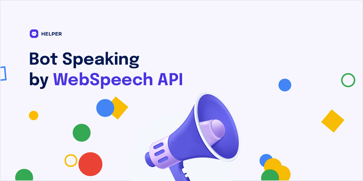 Bot spricht über die WebSpeech-API