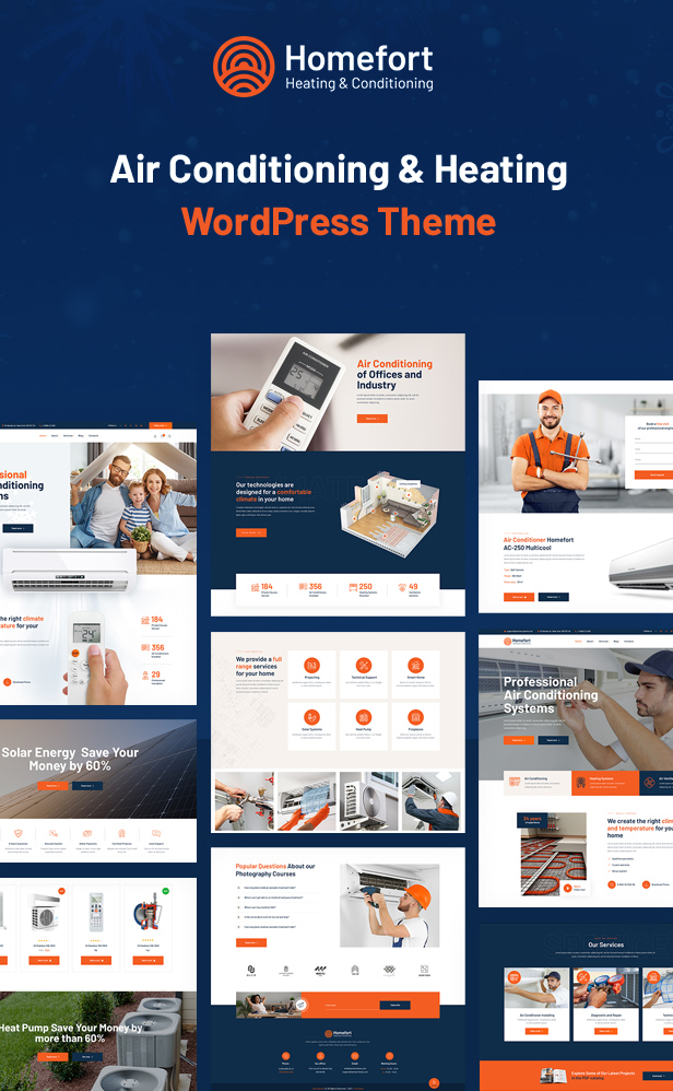 Homefort – Klimaanlage und Heizung WordPress Theme + RTL – 4