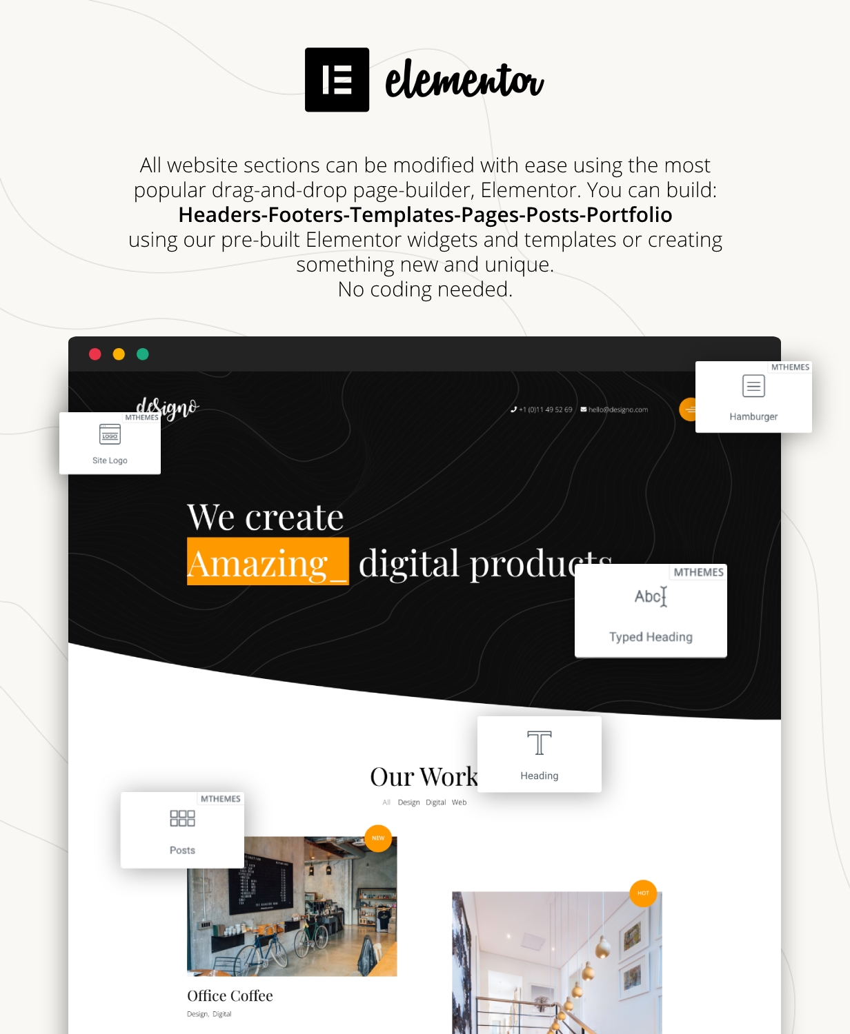 Designo – WordPress-Theme für Kreativagentur – 2
