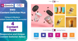 BWD Content Switcher Plus-Add-on für Elementor