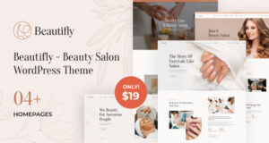 Beautifly – WordPress-Layout für Schönheitssalon
