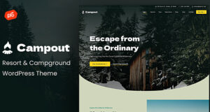 Campout – WordPress-Vorlage für Wohnmobil-Resort und Campingplatz