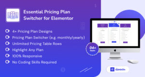 Essential-Preisplan-Umschalter für Elementor
