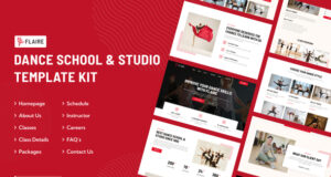Flair | Elementor-Vorlagen-Kit für Tanzschule und Studio