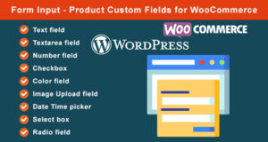 Formulareingabe – Benutzerdefinierte Produktfelder für WooCommerce
