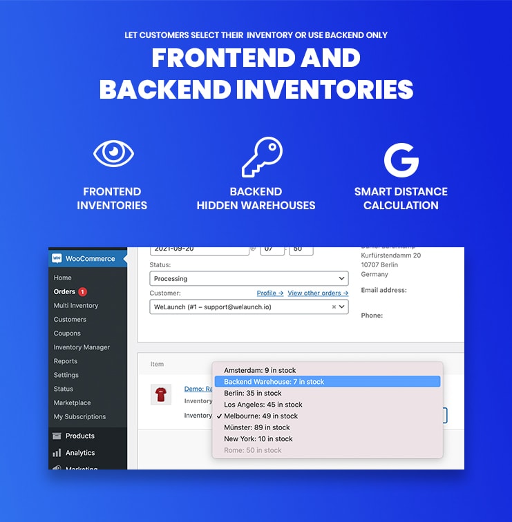 Frontend- und Backend-Inventare
