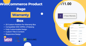 Garantiebox für die WooCommerce-Produktseite