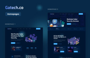 Gatech | Elementor-Vorlagenkit für Cybersicherheit und IT-Management