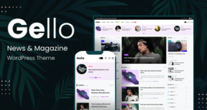 Gello – WordPress-Template für Nachrichten und Zeitschriften