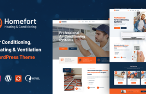 Homefort – Klimaanlage und Heizung WordPress Template + RTL