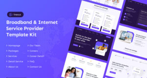 Inexus | Elementor-Vorlagenkit für Breitband- und Internetdienstanbieter