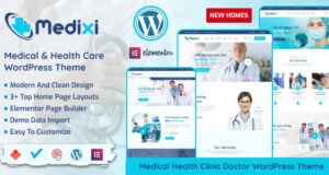 Medixi – WordPress-Vorlage für Ärzte und medizinische Versorgung