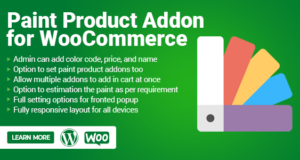 Paint-Produkt-Add-on für WooCommerce