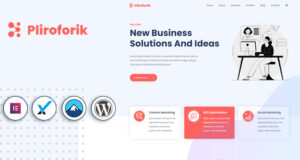 Pliroforik – WordPress-Layout für das IT-Agenturportfolio