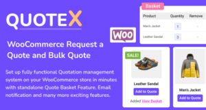 QuoteX: WooCommerce zur Angebotsanfrage, zu Angeboten und Bestellungen hinzufügen, WordPress Quotation Form Builder Plugin