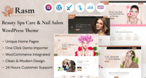 Rasm – WordPress-Layout für Schönheit, Spa-Pflege und Nagelstudio