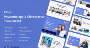 Relife | Elementor-Vorlagenkit für Physiotherapie und Chiropraktiker