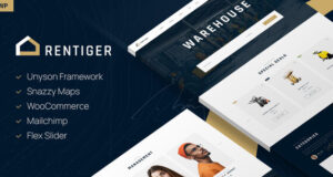 Rentiger – WordPress-Layout für Lagerausrüstung