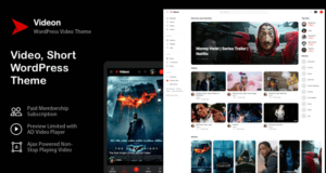 Videon – Video, kurzes WordPress-Layout