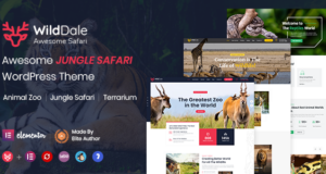 WildDale – Dschungelsafari-WordPress-Layout