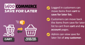 WooCommerce für später speichern