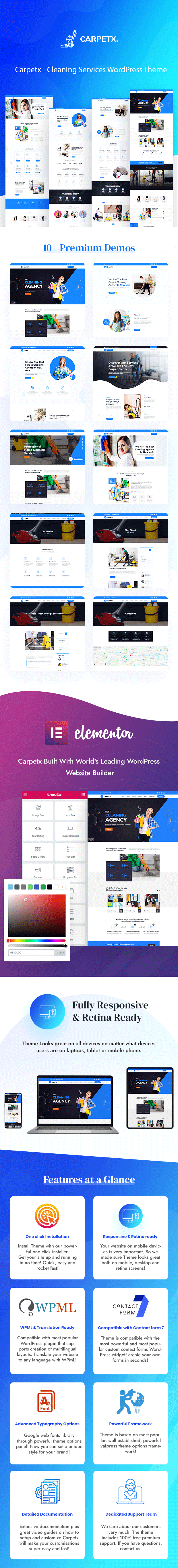 Carpetx – WordPress-Theme für Reinigungsdienste – 2