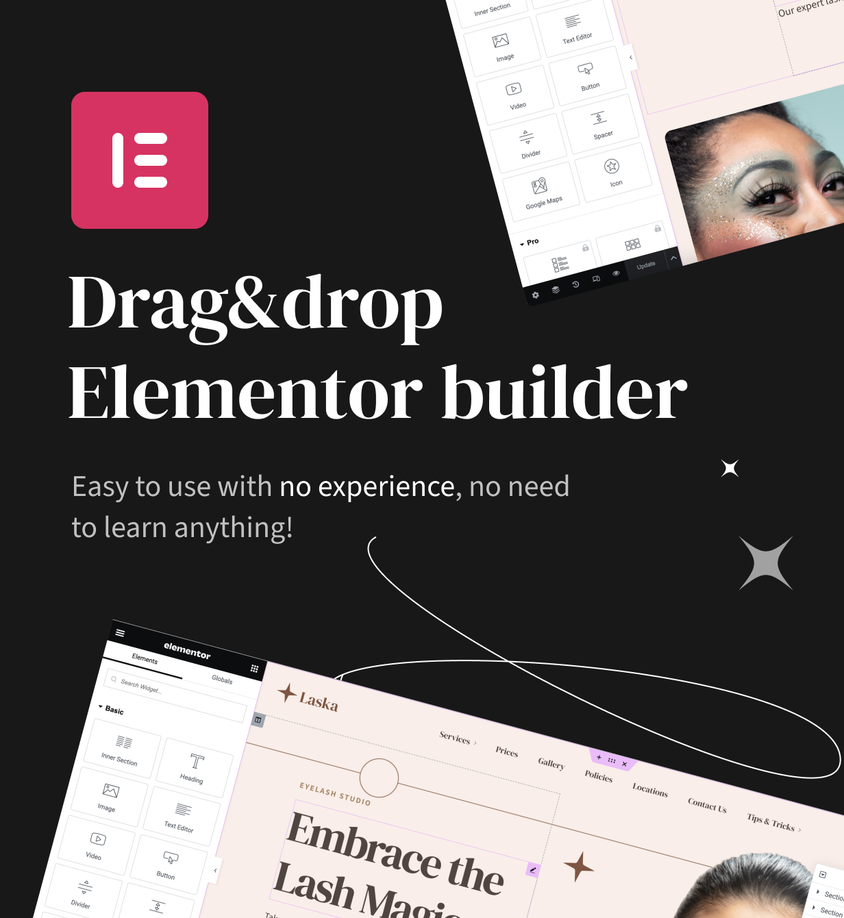 Laska – WordPress-Theme für Wimpernlifting und Wimpernverlängerung