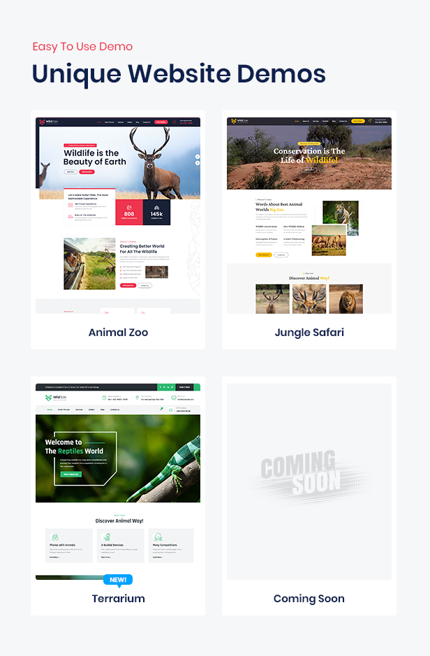 WildDale – Dschungelsafari-WordPress-Theme