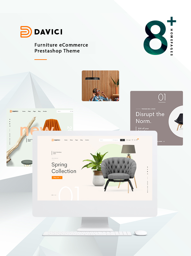 Davici Elementor – Prestashop-Theme für Möbel