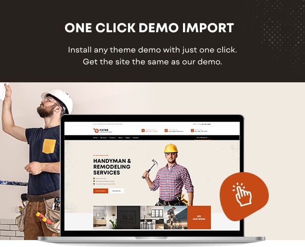 Home Repair WordPress-Theme 1-Klick-Installation