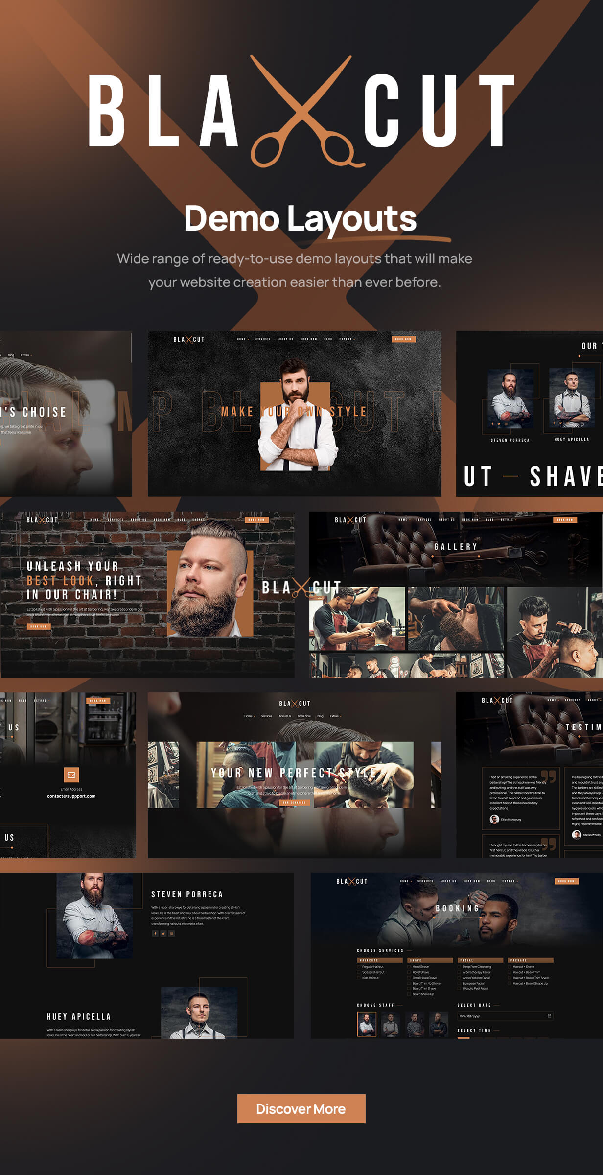 Blaxcut – WordPress-Theme für Friseursalon und Friseursalon – 5