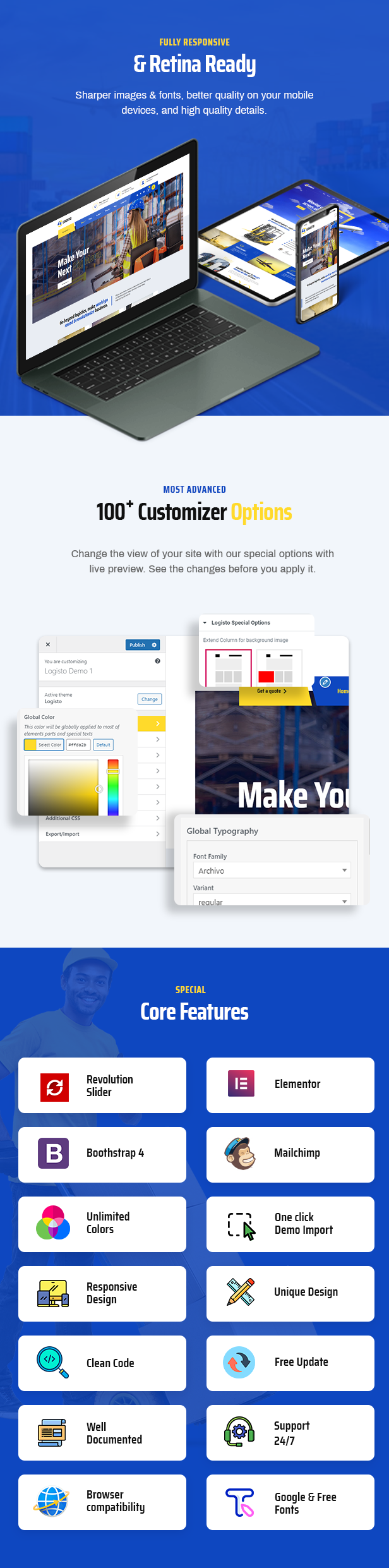 Logisto WordPress-Theme
