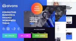 Aivons – WordPress-Template für Unternehmensberatung