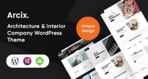 Arcix – Architektur-WordPress-Layout
