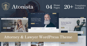Atonista – Anwalts- und Anwalts-WordPress-Vorlage