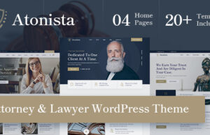 Atonista – Anwalts- und Anwalts-WordPress-Vorlage