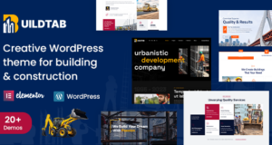 BuildTab – WordPress-Vorlage für Bauunternehmen