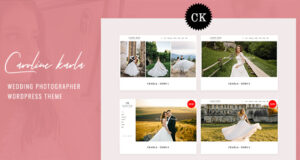 Ckarla – WordPress-Layout für Hochzeitsfotografie
