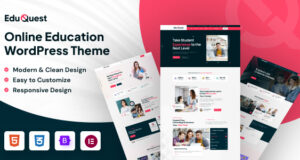 EduQuest – Bildung LMS WordPress Template
