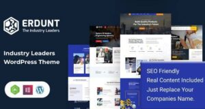 Erdunt – WordPress-Template für Industrieunternehmen