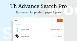 Erweiterte Ajax-Suche für WooCommerce (Beitrag/Produkt/Seite)