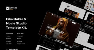 Kameen | Film Maker & Movie Studio Elementor-Vorlagenkit